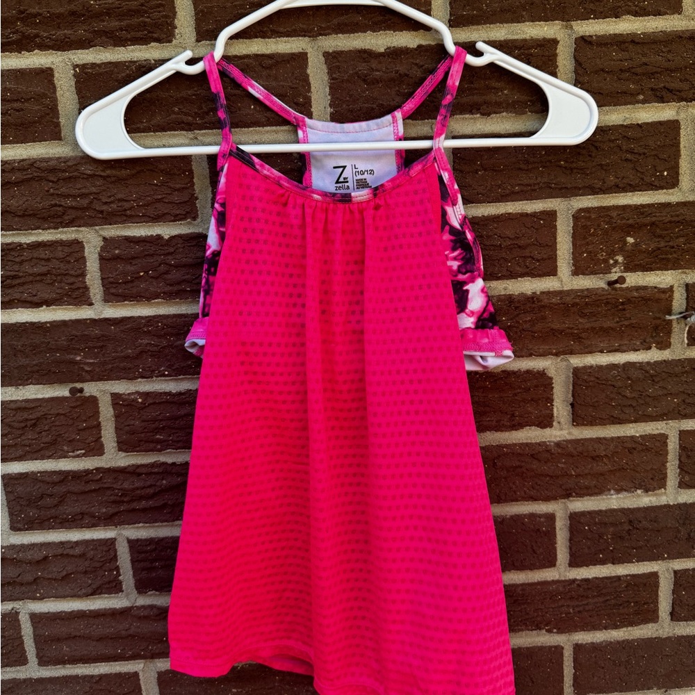 z by zella Kids Pink Sleeveless Top